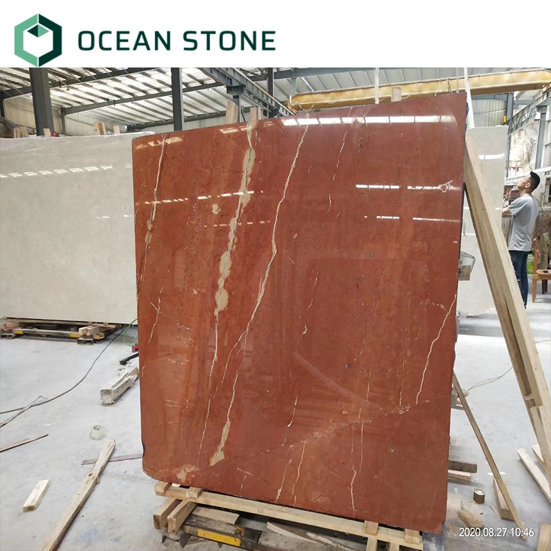 Rossa Alicante Red Marble for Bathroom Tile